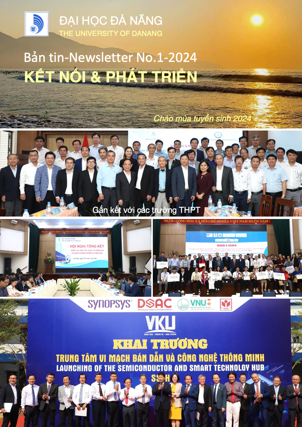 Đại học Đà Nẵng giới thiệu Bản tin-Newsletter Kết nối & Phát triển (số 1-2024)