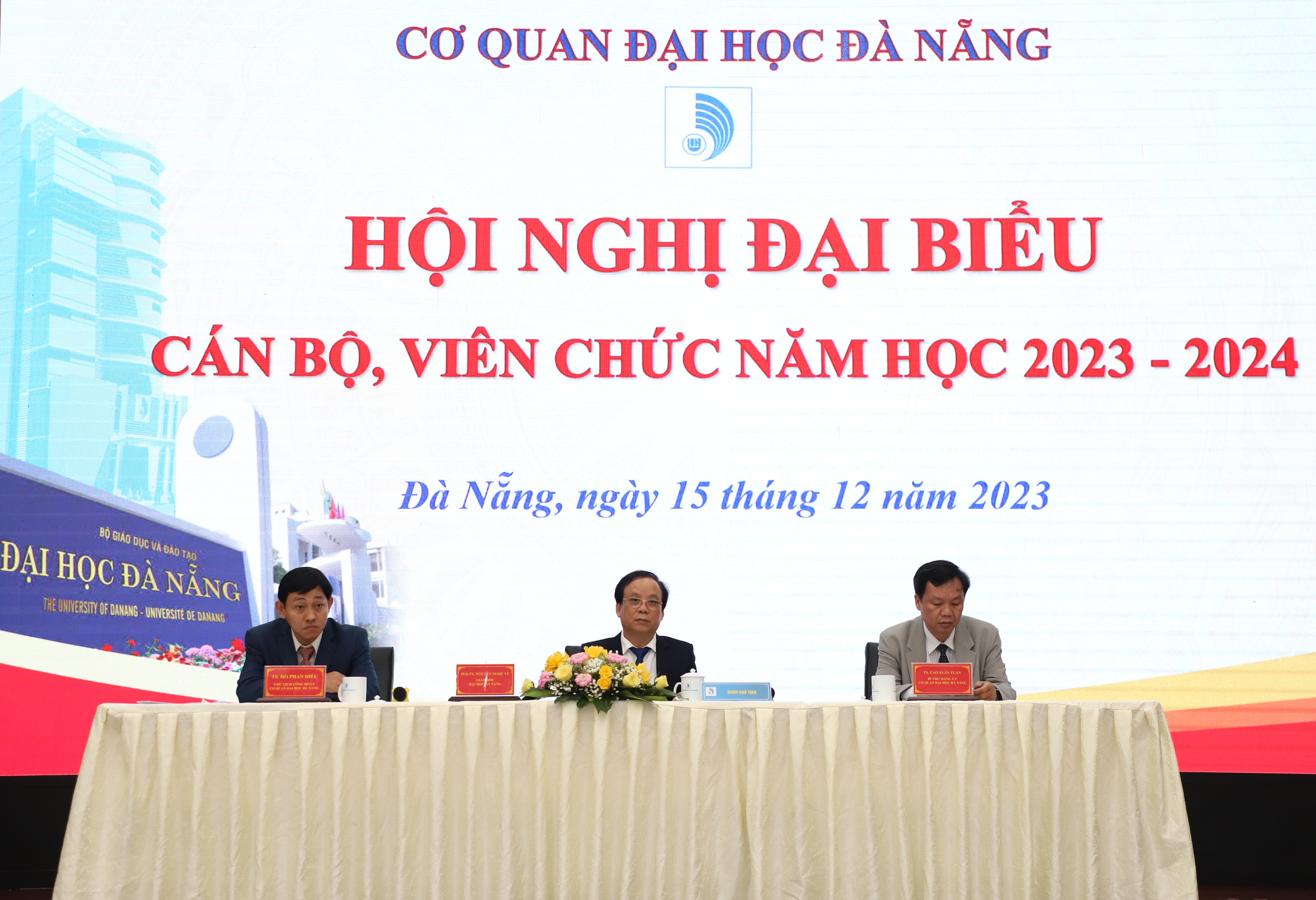 Hội nghị Đại biểu Cán bộ viên chức Cơ quan Đại học Đà Nẵng năm học 2023-2024