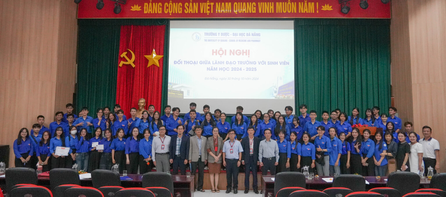 Hội nghị Tổng kết công tác Đoàn – Ban Cán sự lớp năm học 2023 – 2024 và Đối thoại giữa Lãnh đạo trường với Sinh viên năm học 2024 – 2025